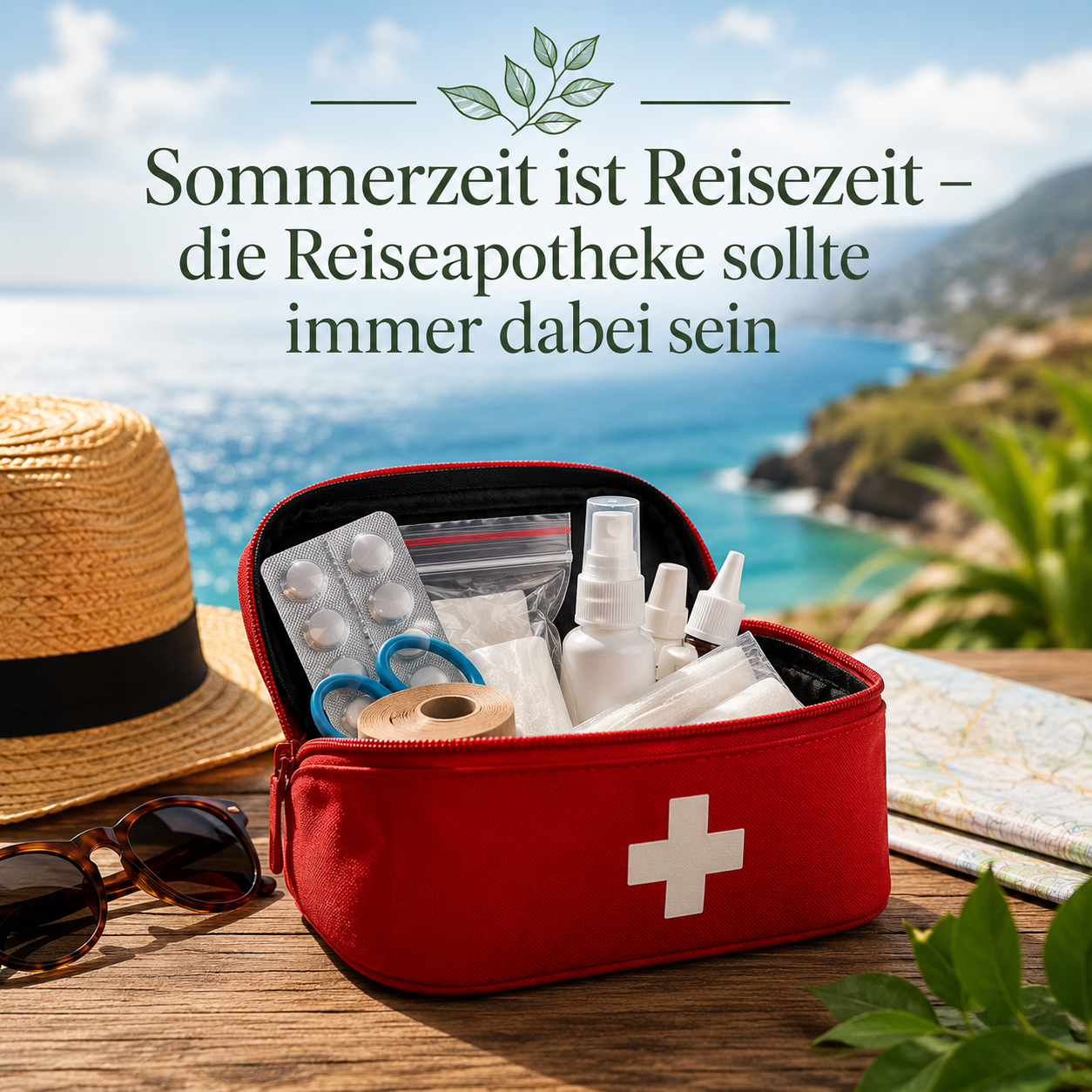 Sommerzeit ist Reisezeit – die Reiseapotheke sollte immer dabei sein