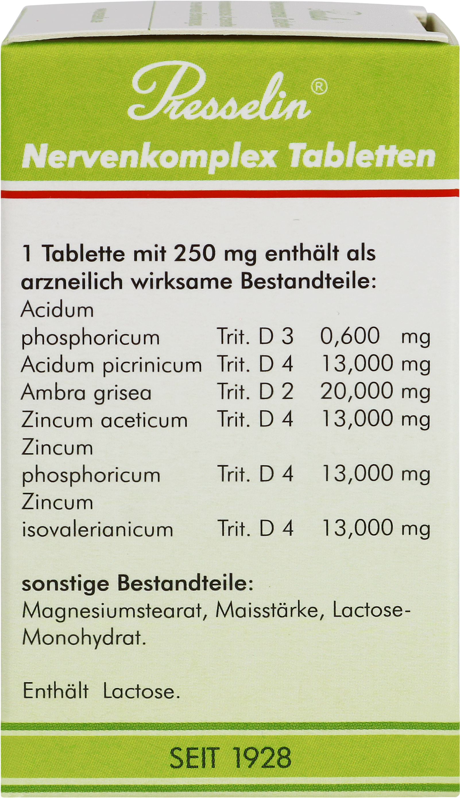 Presselin Nervenkomplex 100 Tabletten