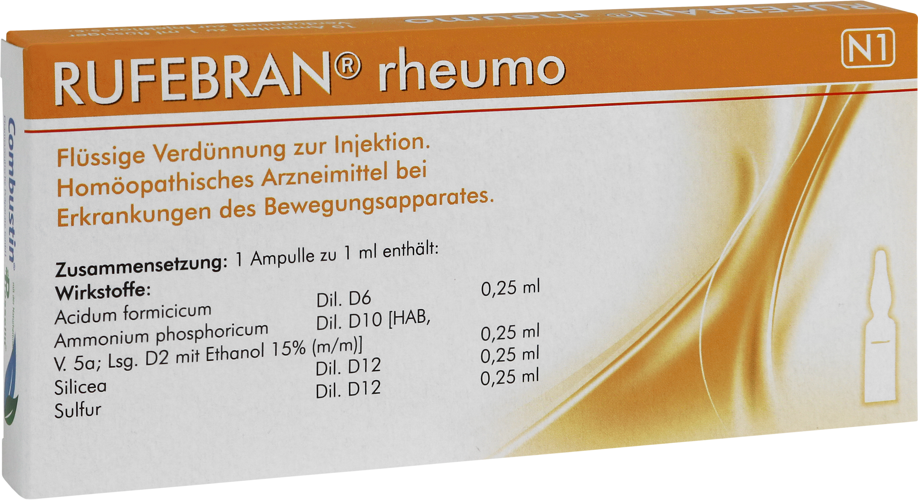 Rufebran rheumo, 10 x 1 ml Ampullen