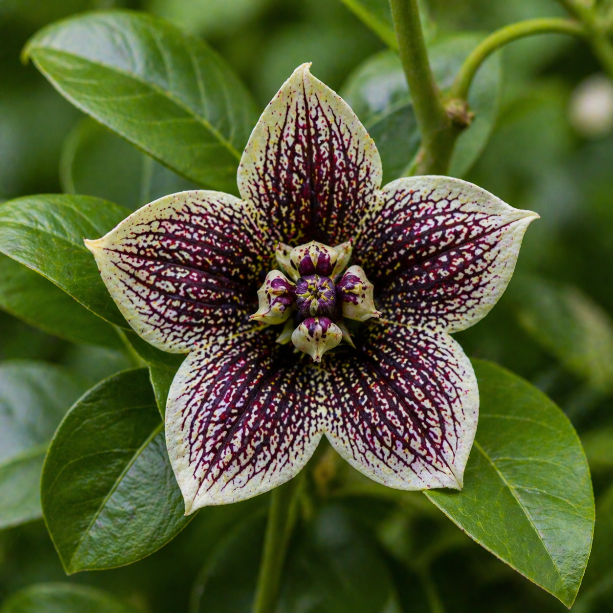 Strophantus blühnende Pflanze