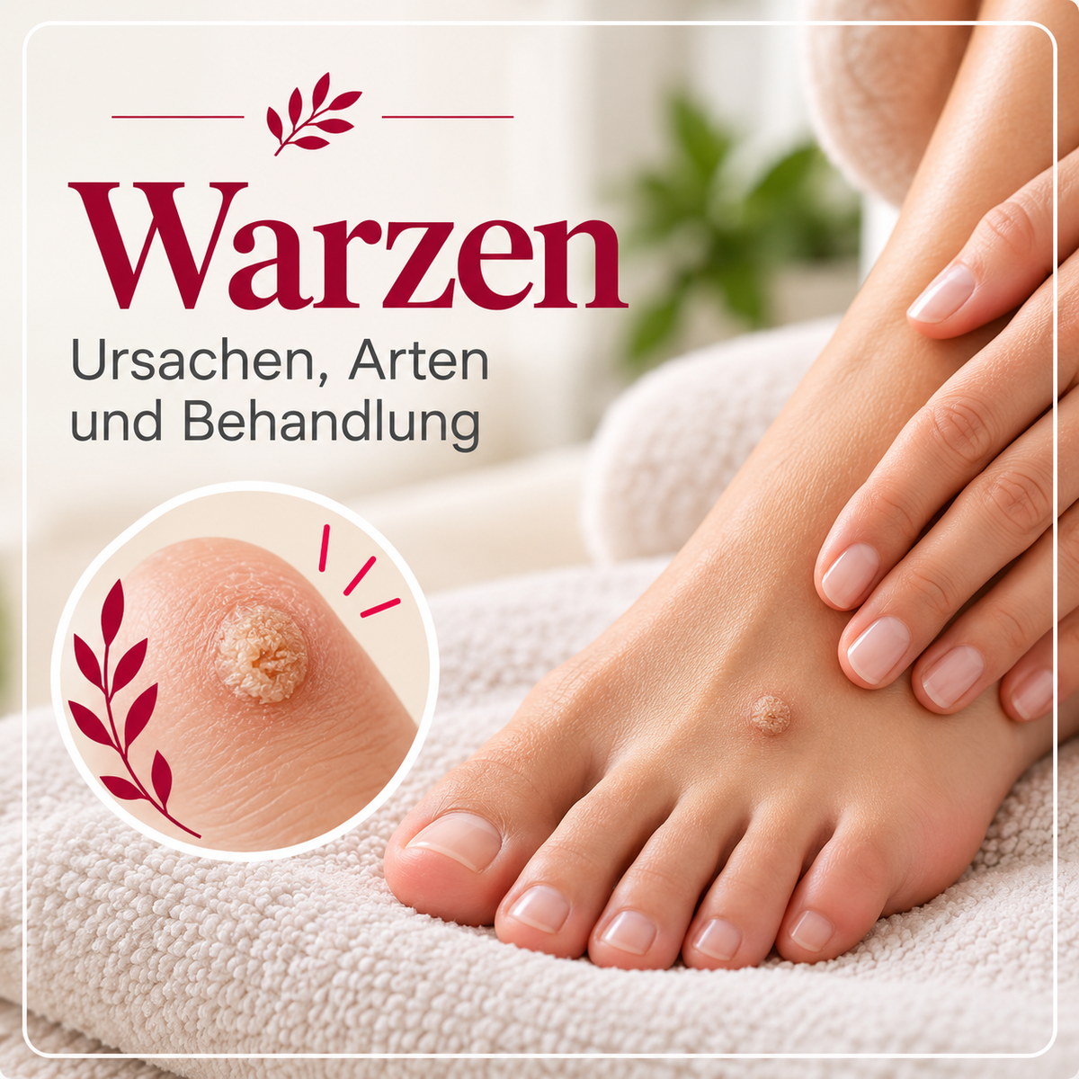 Warzen erkennen und richtig behandeln