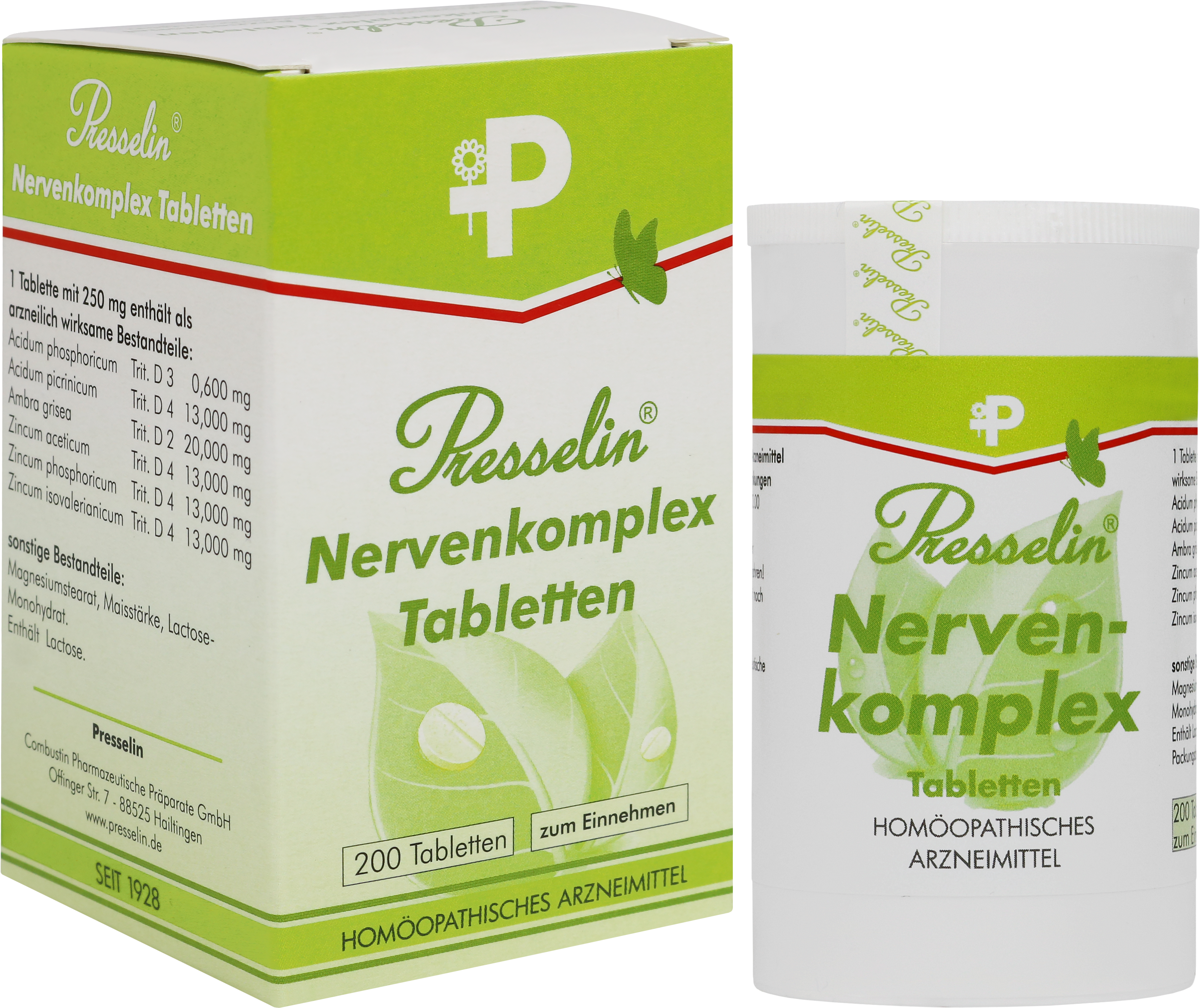 Presselin Nervenkomplex, Dose 200 Tabletten