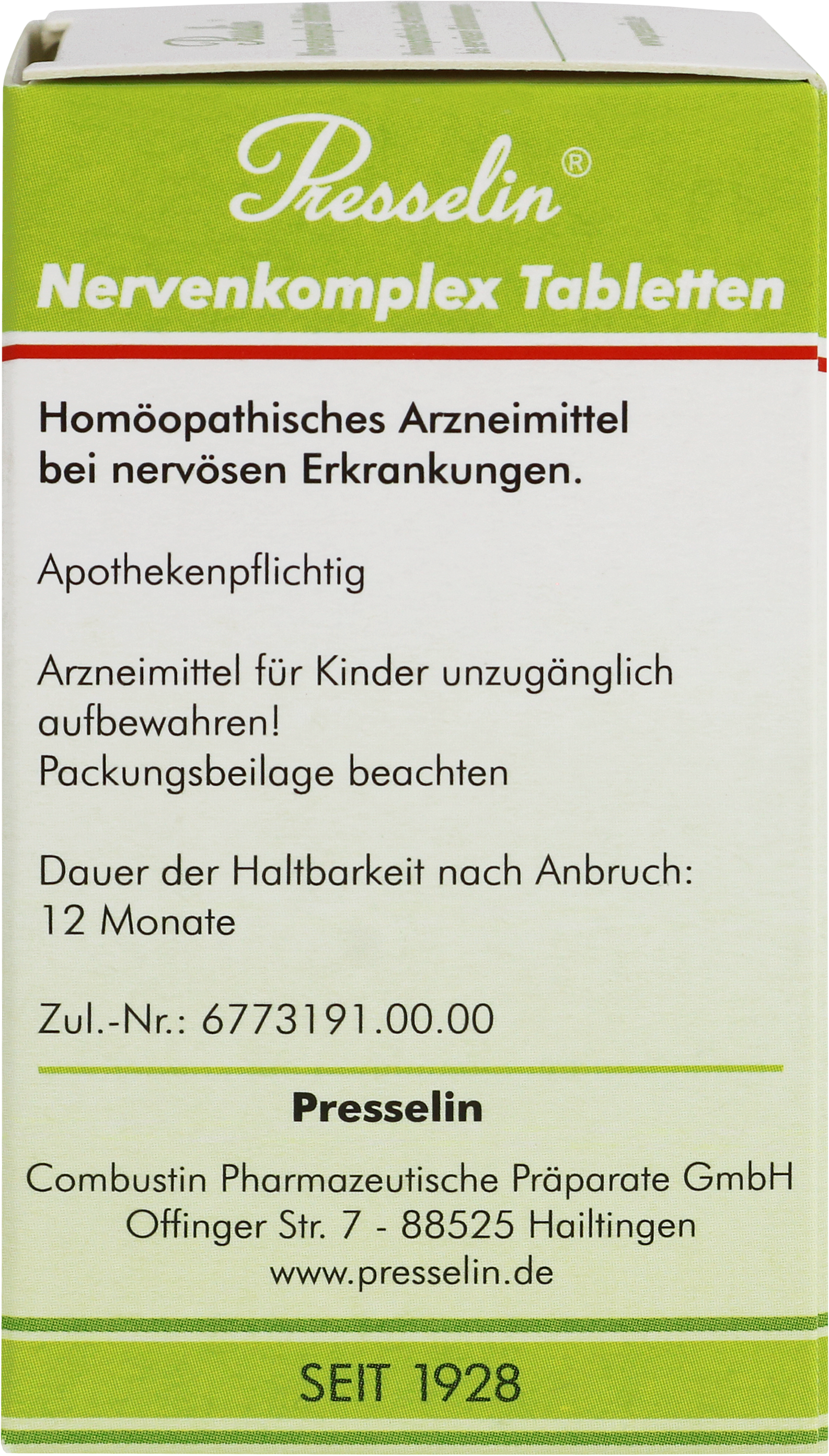 Nervenkomplex 100 Tabletten