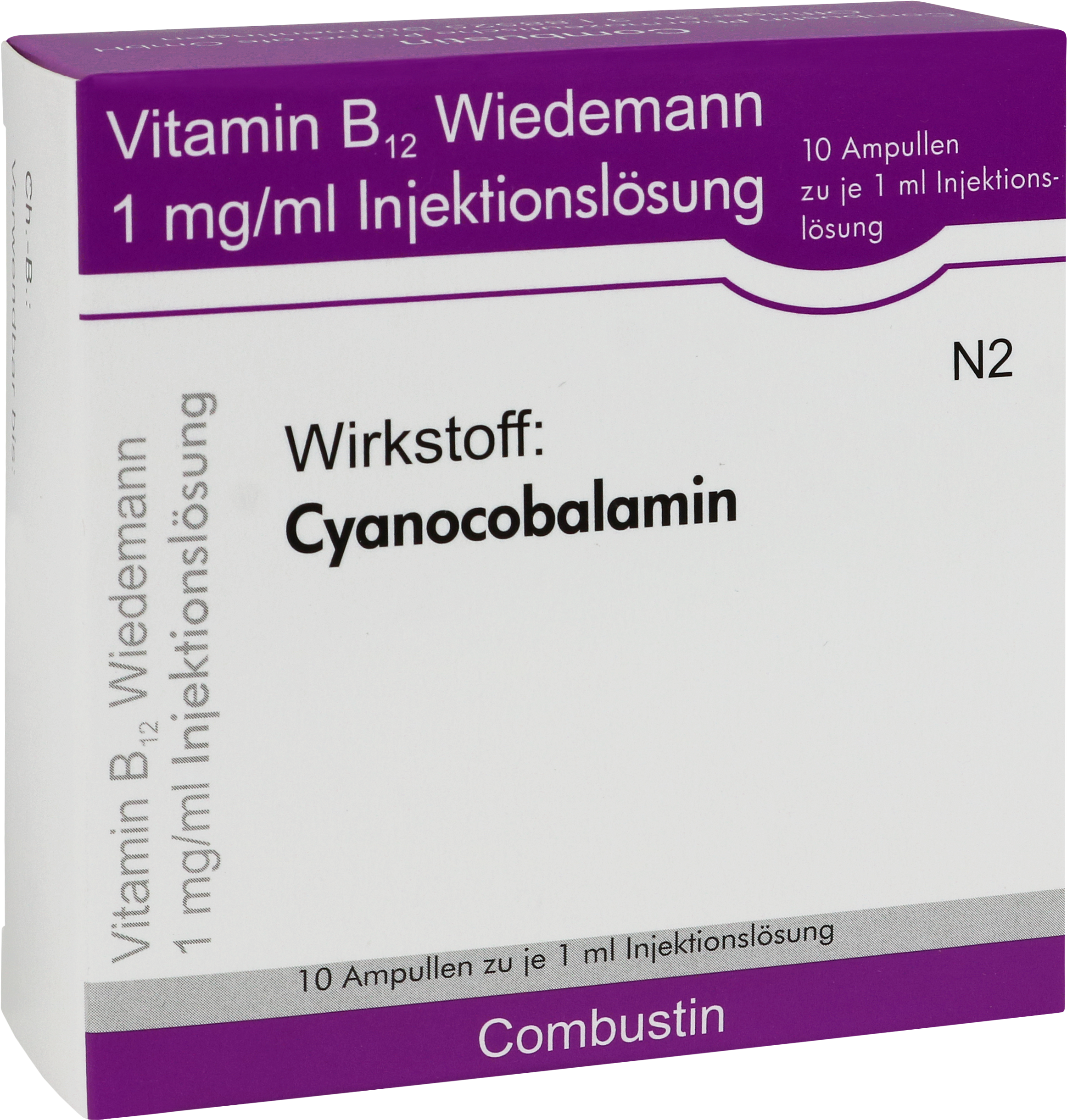 Vitamin B12 Wiedemann 1 mg/ml Injektionslösung, 10 x 1 ml Ampullen