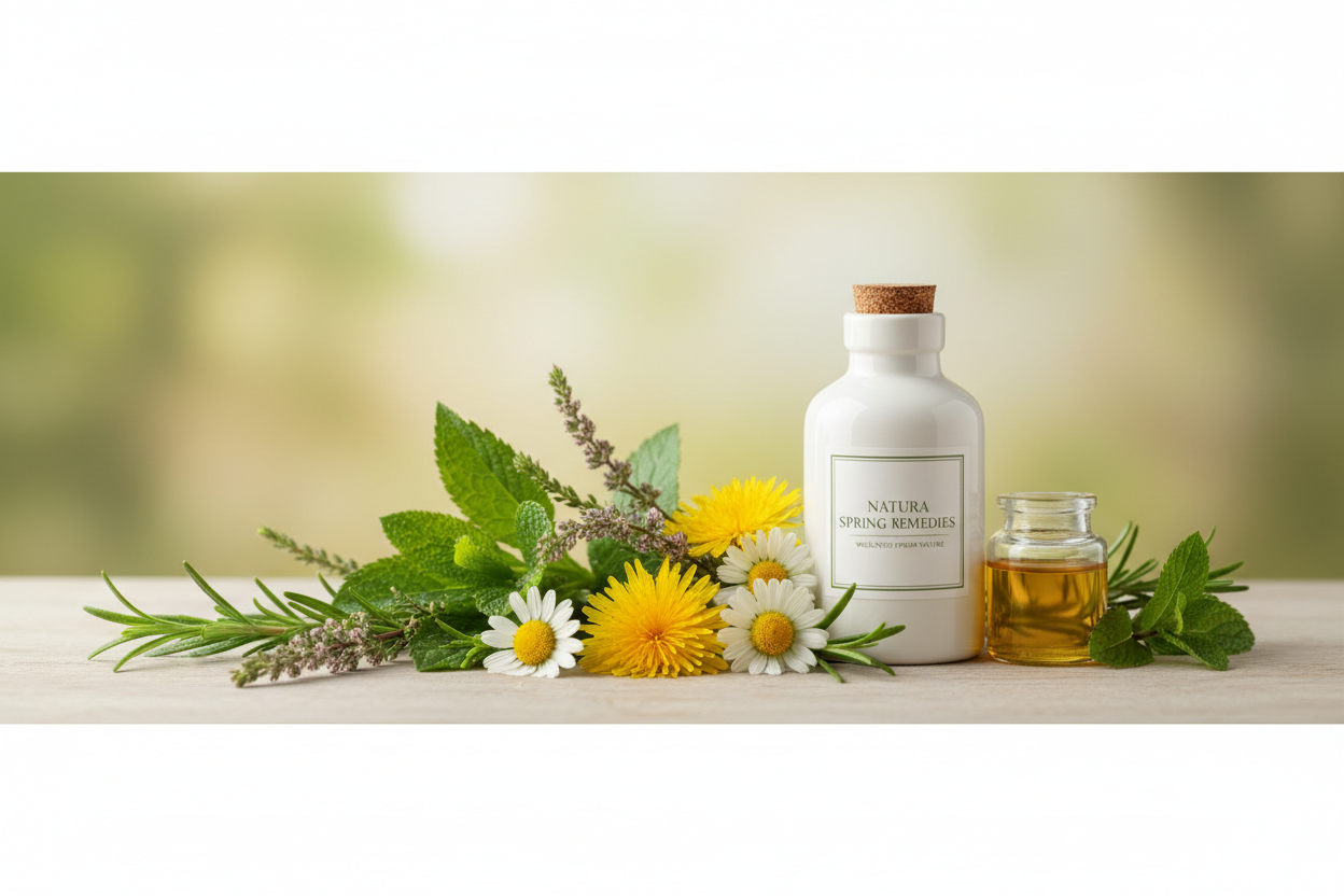 Naturheilkunde Frühling Banner
