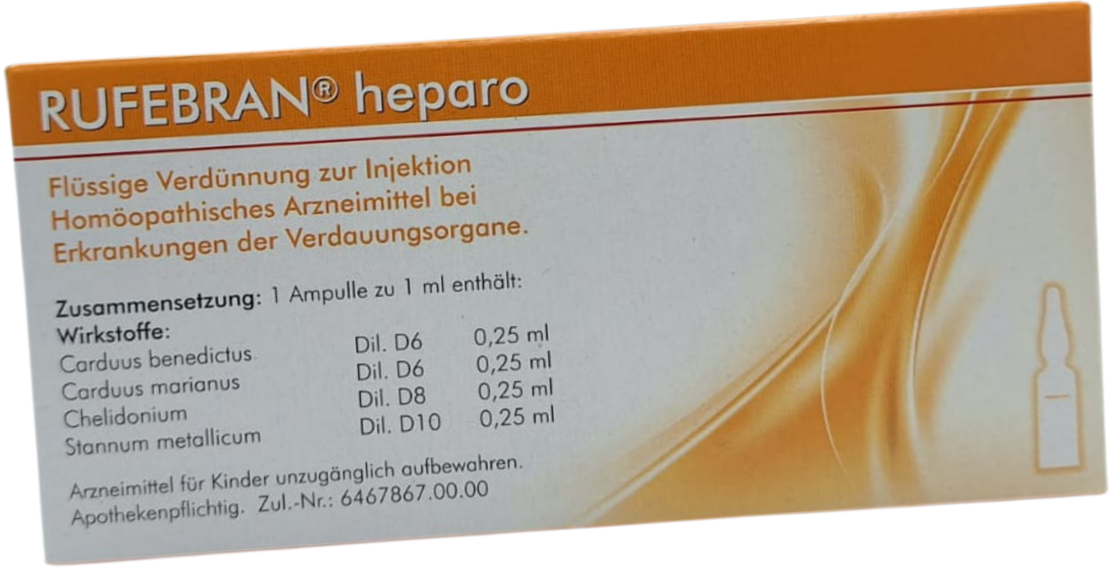 Rufebran heparo, 10 x 1 ml Ampullen