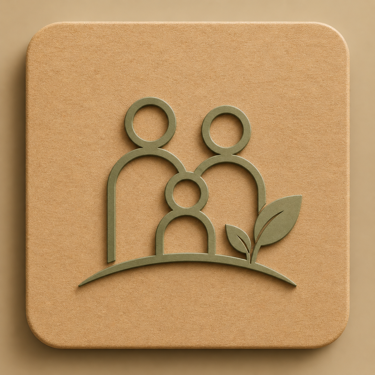 Skizze Familie als Symbol
